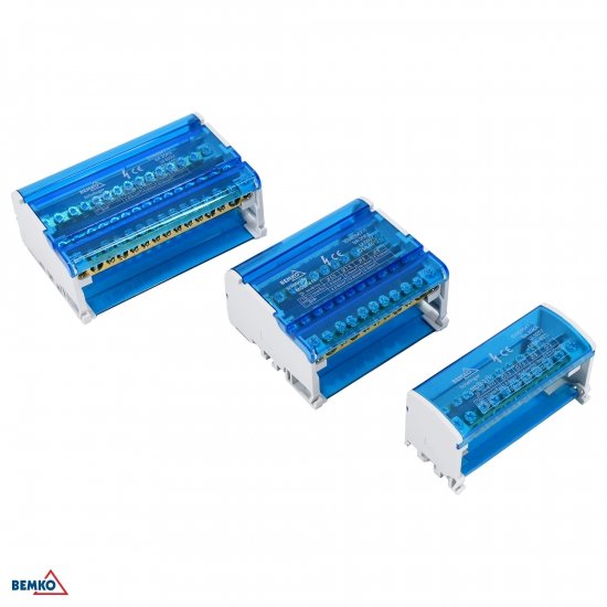 BLOK ROZDZIELCZY 44 ZACISKI 4x11 (7x5,3mm + 2x7,5mm + 2x9mm)
