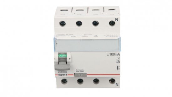 Wyłącznik różnicowoprądowy 4P 63A 0,1A typ AC P304 TX3 411719