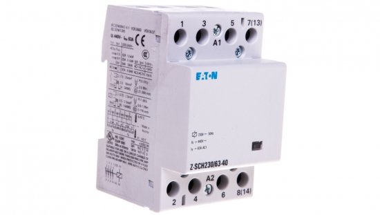 Stycznik modułowy 63A 4Z 0R 230V AC Z-SCH230/63-40 248856