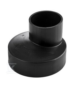 Redukcja PEHD 110x63mm S12.5 ekscentryczna, kolor czarny, QS (Quick Stream) 3003832