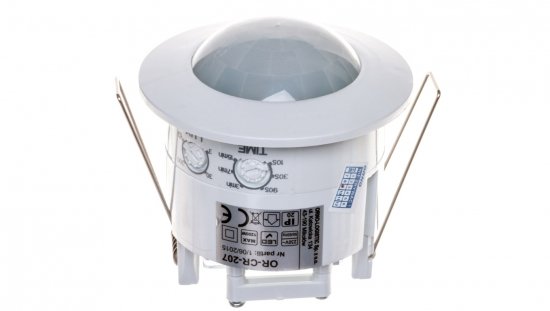 Czujnik ruchu 1200W 360 stopni do sufitów podwieszanych /regulacja soczewki czujnika/ biały OR-CR-207