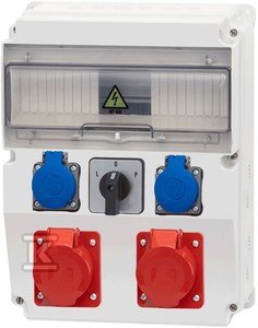 Rozdzielnica CAJA /12M/ 16/5, 32/5, 2x230V, L/P