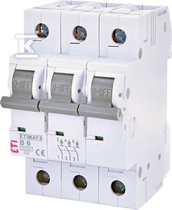 Wyłącznik nadprądowy ETIMAT 6 3p B6 002115512