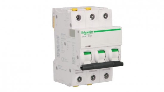 Wyłącznik nadprądowy 3P C 63A 6kA AC iC60N-C63-3 Acti9 A9F04363
