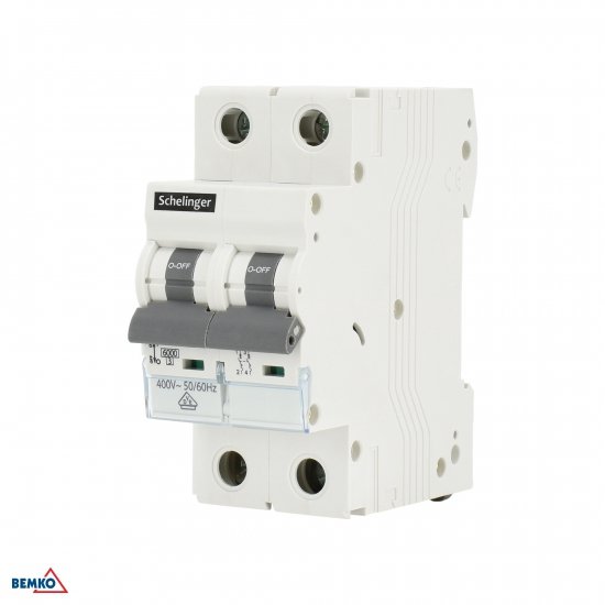 WYŁĄCZNIK NADPRĄDOWY 6KA 2P B 06A VDE SCHELINGER