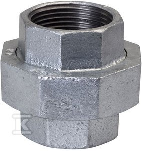Śrubunek dwuzłączka prosta nakrętna 1/2&quot; ocynk U1, NR 48, NR 330