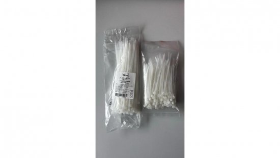 Opaska kablowa 140x3,6 biała ITAline ITA036140W /100szt./