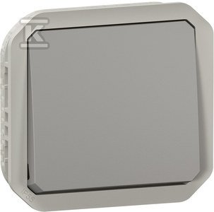 Łącznik schodowy, mechanizm 10AX-250V~ - szary, NOWE PLEXO 55 069511L
