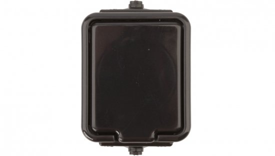 Cedar Gniazdo hermetyczne pojedyncze z/u 16A IP44 czarne Nt-130H NT130H05