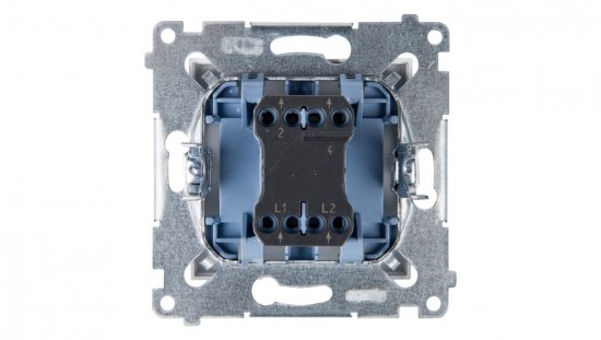 Simon 54 Łącznik krzyżowy biały DW7A.01/11