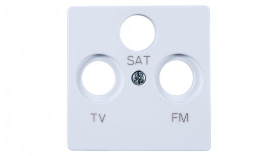 Simon 82 Pokrywa gniazda antenowego RD/TV/SAT biała 82037-30