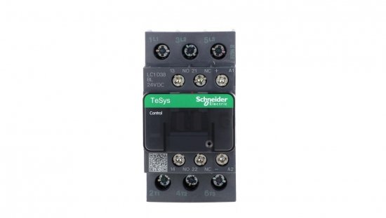 TeSys Deca Stycznik mocy 38A 3P 24V DC 1Z 1R LC1D38BL