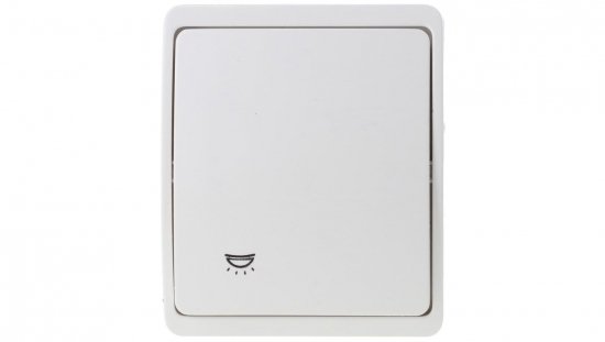 Koala Przycisk /światło/ n/t IP44 biały VW 156-01 61.351