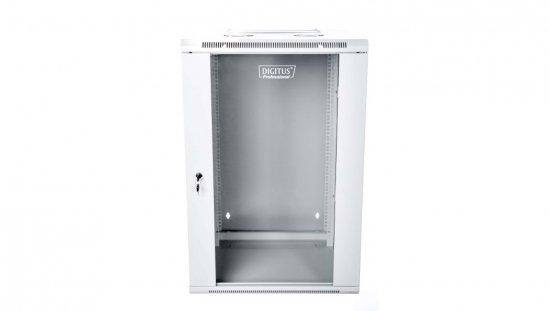 Szafa krosowa wisząca dzielona 19 cali 15U 600x769x600 szara DN-WD19 15U/600