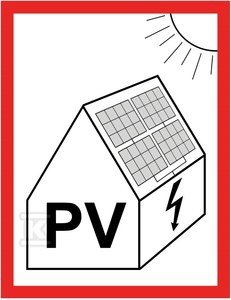  Tablica samoprzylepna 74x105 &quot;PV&quot; NI3-PV /10 szt/