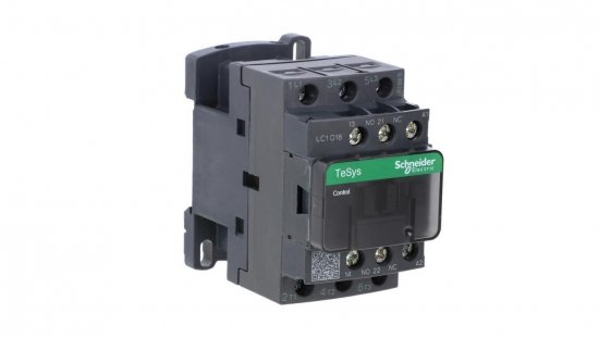 TeSys Deca Stycznik mocy 18A 3P 24V AC 1Z 1R LC1D18B7