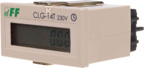 Licznik czasu pracy, bez resetu 230V AC Licznik czasu pracy napięcie wejścia liczącego 110÷240V AC/DC panelowy CLG-14T