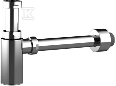 Półsyfon umywalkowy ozdobny chrom połysk G 1 1/4&quot;x32