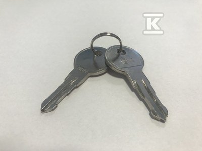 Kluczyk metalowy do zamka patentowego nr 005 hydrantu wewnętrznego (2 sztuki=1kpl.) 4467