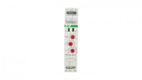 Przekaźnik czasowy 1P 8A 0,1sek-576h 12-264V AC/DC wielofunkcyjny PCU-511UNI
