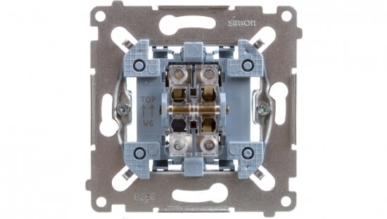 Simon 54 Łącznik schodowy mechanizm 10AX 250V, szybkozłącza, SW6M