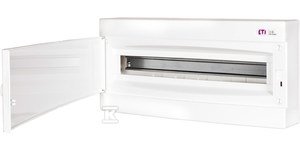 Obudowa natynkowa 1 rząd 24 mod. drzwi białe ECT 1x24PO-s 001100283
