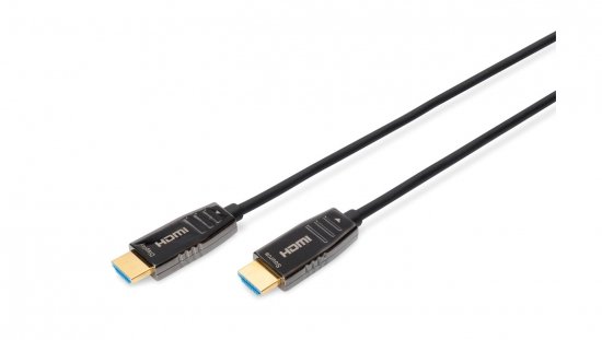 Kabel połączeniowy hybrydowy AOC HDMI 2.1 Ultra High Speed 8K 60Hz UHD HDMI A-HDMI A M-M czarny 30m AK-330126-300-S