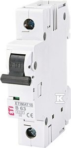 Wyłącznik nadprądowy ETIMAT 10 1p B63 6kA 002121722