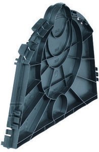 Dekiel zamykający do tunelu filtracyjnego GRAF, do oczyszczalni drenażowej 231004-S