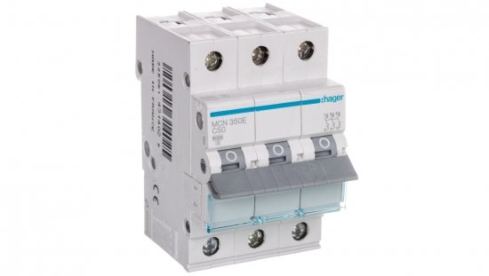 Wyłącznik nadprądowy 3P C 50A 6kA AC MCN350E