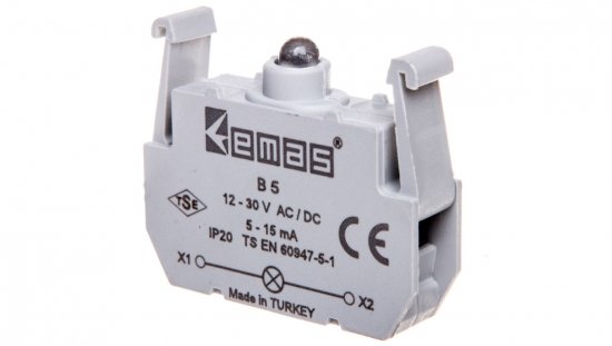 Element podświetlający do przycisków serii B, 12-30V AC/DC, bezbarwny T0-B5