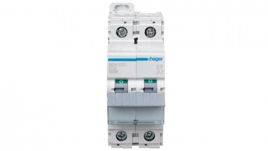 Wyłącznik nadprądowy 2P D 32A 10kA AC NDN232