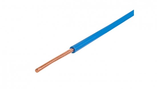 Przewód instalacyjny H05V-U (DY) 2,5 niebieski /100m/