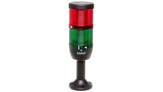 Kolumna sygnalizacyjna kompletna 70mm,2 człony 230V AC czerwony-zielony TK-IK72L220XM01