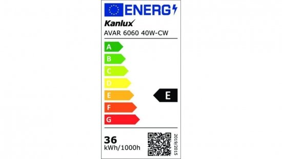 Oprawa wstropowa Ramka oświetleniowa LED AVAR 6060 40W-CW 3800lm 6000K IP20 II kl. biały 26771