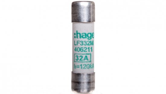 Wkładka topikowa cylindryczna 10x38 mm aM 32A 400V AC LF332M