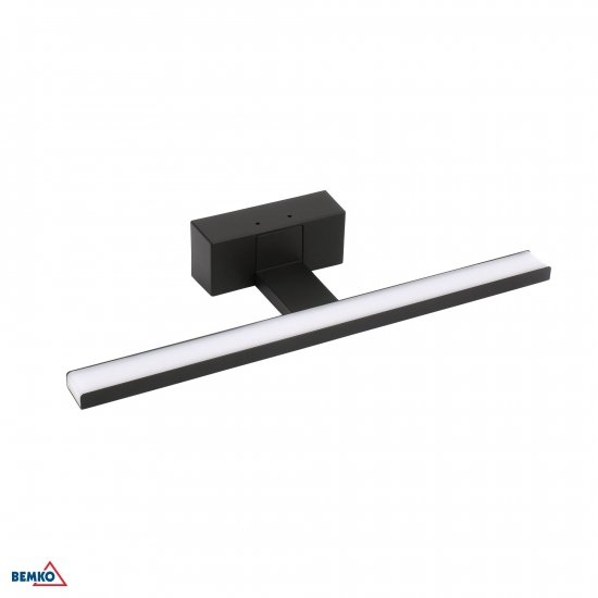 KINKIET LED KEIRA 8W 4000K 40CM IP44 CZARNY