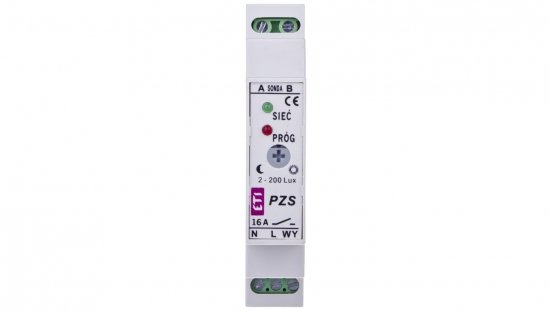 Automat zmierzchowy 16A 230V 2-200lx PZS 002471103