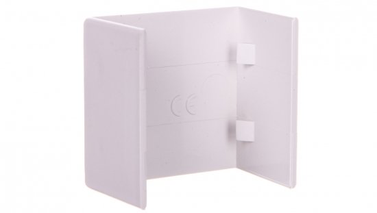 Łącznik prosty do kanałów kablowych GU 40x25 biały /2szt/ ECGU4025B