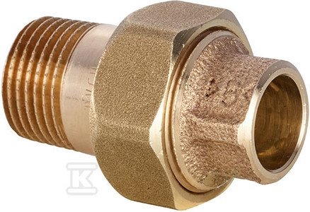 ZŁĄCZKA GRZEJ BRĄZ  4341G 15X1/2  LWX
