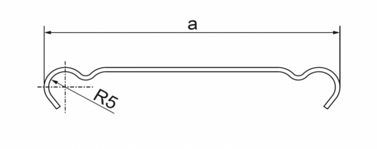 Pokrywa korytka PKR200/3 100420