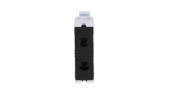Złączka szynowa 1-torowa ZJUN-16/BK czarna R34RR-07010003103