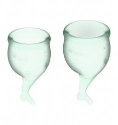 Feel Secure Menstrual Cup Set Light Green