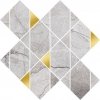 Stone Hills Grey Mosaic Glossy Rect 29,7x29,7