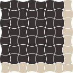 Paradyż Modernizm Nero mozaika Mix A 30,86x30,86