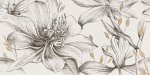 Domino Velo Bianco Flowers 4 Obraz 119,8x59,8