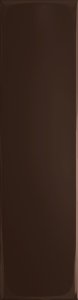 Tubądzin Groove Brown Gloss 29,8x7,8