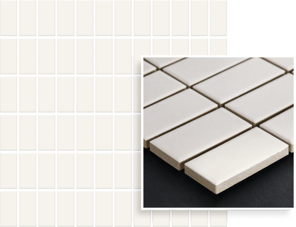 Paradyż Albir Bianco Mozaika K.2,3X4,8 - 29,8x29,8