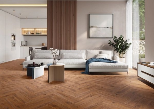 Ceramika Gres Limewood Brown 17,5x60