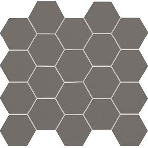 Tubądzin All in white / grey mozaika 28,2x30,6